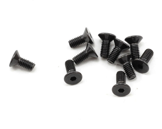 PTK-H-2101, ProTek RC 2.5x6mm "High Strength" Flat Head Screws (10)