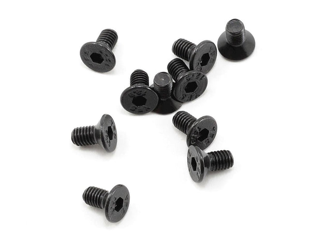 PTK-H-2201, ProTek RC 3x6mm "High Strength" Flat Head Screws (10)