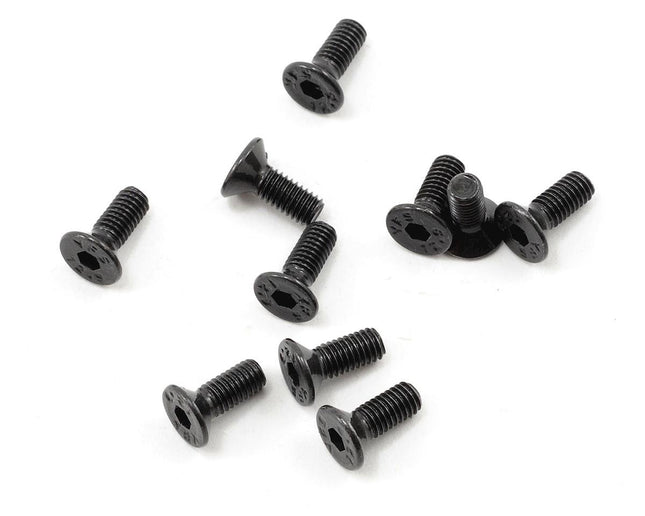 PTK-H-2202, ProTek RC 3x8mm "High Strength" Flat Head Screws (10)