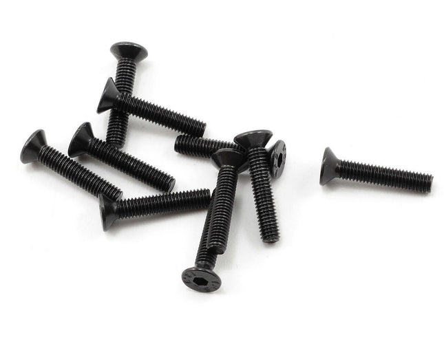 PTK-H-2207, ProTek RC 3x16mm "High Strength" Flat Head Screws (10)