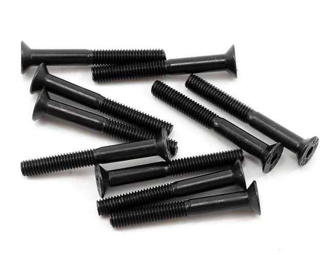 PTK-H-2210, ProTek RC 3x25mm "High Strength" Flat Head Screws (10)