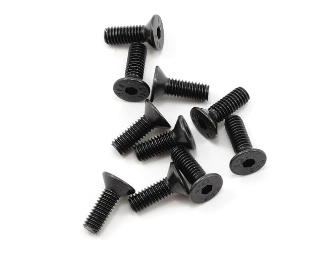 PTK-H-2303, ProTek RC 4x12mm "High Strength" Flat Head Screws (10)