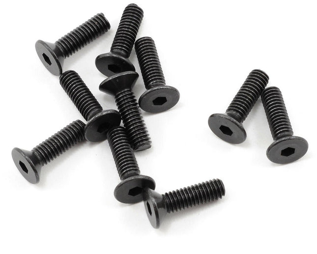 PTK-H-2304, ProTek RC 4x14mm "High Strength" Flat Head Screws (10)