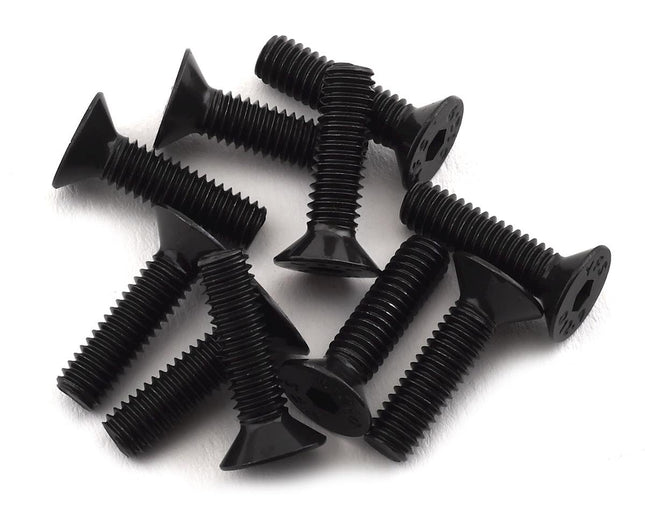 PTK-H-2305, ProTek RC 4x15mm "High Strength" Flat Head Screws (10)