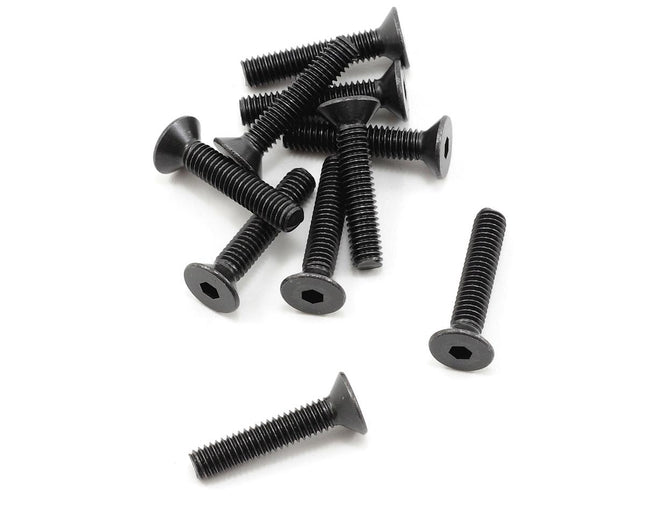 PTK-H-2308, ProTek RC 4x20mm "High Strength" Flat Head Screws (10)