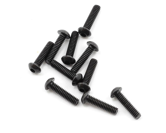 PTK-H-3002, ProTek RC 2x8mm "High Strength" Button Head Screws (10)