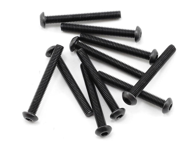 PTK-H-3208, ProTek RC 3x25mm "High Strength" Button Head Screws (10)