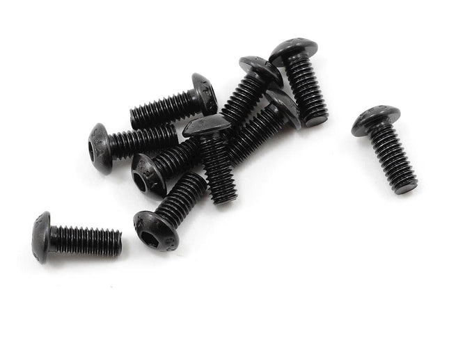 PTK-H-3302, ProTek RC 4x10mm "High Strength" Button Head Screw (10)