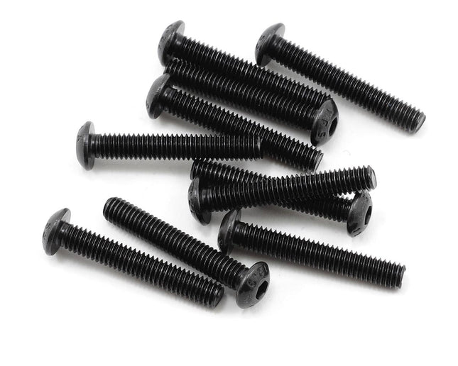 PTK-H-3307, ProTek RC 4x25mm "High Strength" Button Head Screws (10)