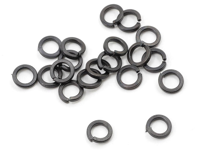 PTK-H-5101, ProTek RC 4mm "High Strength" Black Lock Washers (20)