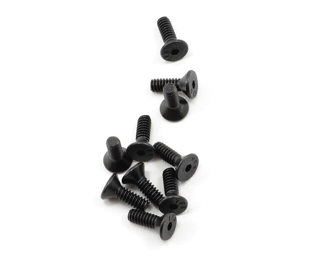 PTK-H-7102, ProTek RC 4-40 x 3/8" "High Strength" Flat Head Screws (10)