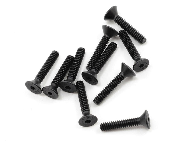 PTK-H-7105, ProTek RC 4-40 x 5/8" "High Strength" Flat Head Screws (10)