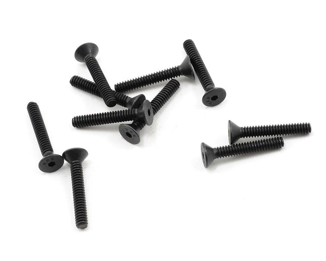 PTK-H-7106, ProTek RC 4-40 x 3/4" "High Strength" Flat Head Screws (10)