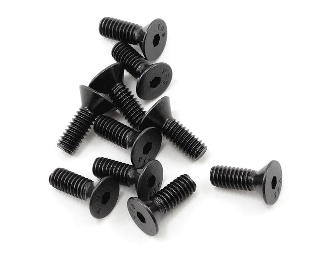 PTK-H-7401, ProTek RC 8-32 x 1/2" "High Strength" Flat Head Screw (10)