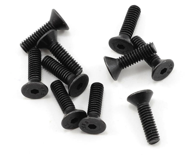 PTK-H-7402, ProTek RC 8-32 x 5/8" "High Strength" Flat Head Screws (10)