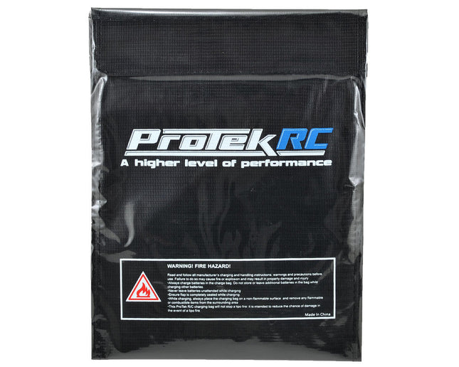 PTK-LIPOSAFE, ProTek RC Flame Resistant LiPo Charging Bag (Large, 23x30cm)
