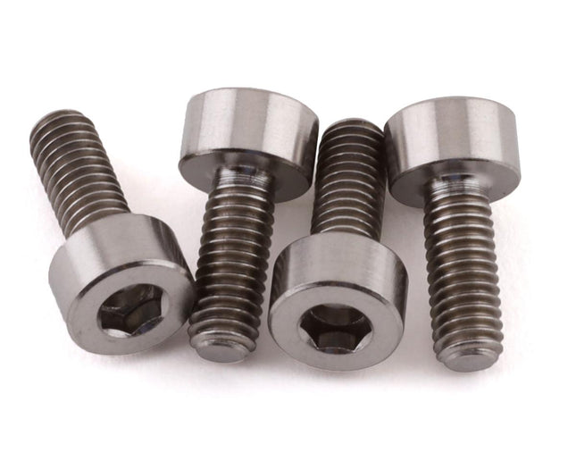 PTK-T-5101, ProTek RC 3x8mm "Grade 5" Titanium Cap Head Hex Screw (4)