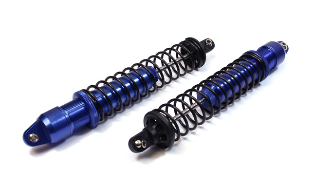 RCE1905BL, X-Maxx Aluminum Adjustable Shocks (pr.) - Blue