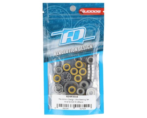 RDRP3016, Revolution Design Axial SCX10 III Ultra Bearing Set (40)