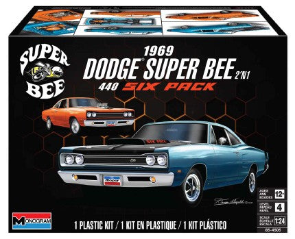 1/24 1969 Dodge Super Bee 440 Six Pack (2 in 1)