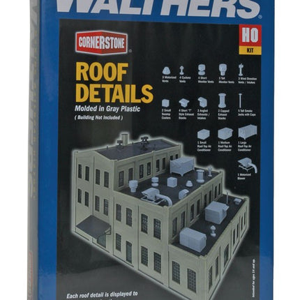 Walthers Cornerstone Roof Details -- Kit HO Scale