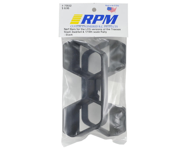 RPM70652, RPM Traxxas Slash LCG 4x4 & Rally Nerf Bar Set (Black)