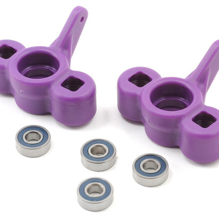 RPM80038, RPM Steering Knuckles w/Oversize Ball Bearings (Purple) (2)