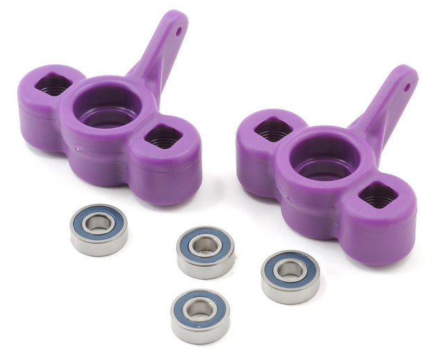 RPM80038, RPM Steering Knuckles w/Oversize Ball Bearings (Purple) (2)