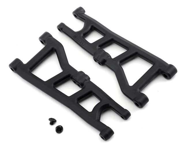 RPM80762, RPM Arrma Typhon 4x4 3S BLX Front Suspension Arm Set (Black)