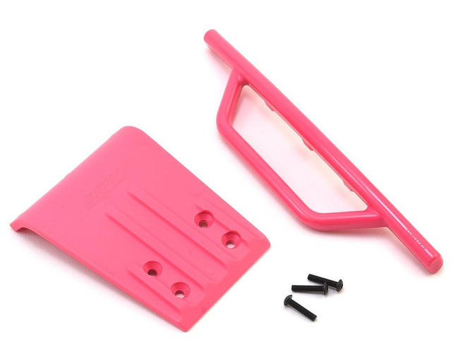 RPM80957, RPM Traxxas Slash Front Bumper & Skid Plate (Pink)