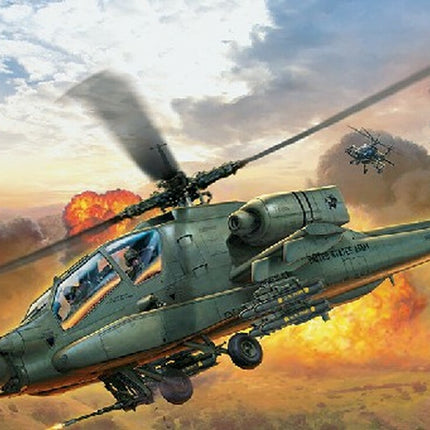 1/100 AH64A Apache US Army Combat Helicopter