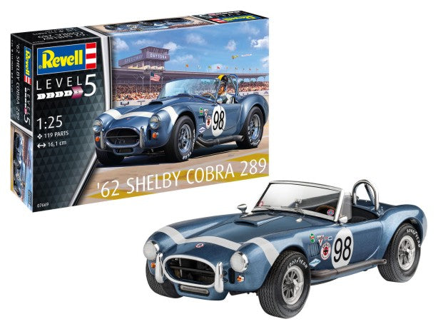 RVL-7669, 1/25 1962 Shelby Cobra 289 Race Car