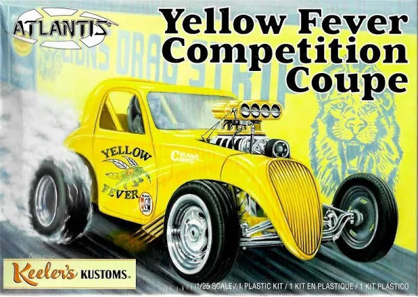 AAN13101, Yellow Fever Dragster Keelers Kustoms 1:25