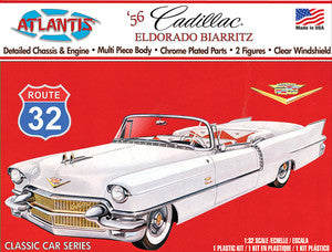 AANH1200, 1/32 1956 Cadillac Eldorado with Glass Plastic Model Kit