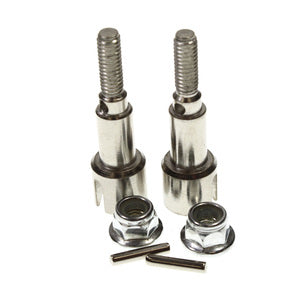 RCE6407, Metal Rear Wheel Shafts & Pins & M4 Lock Nuts for Blackzon Slyder