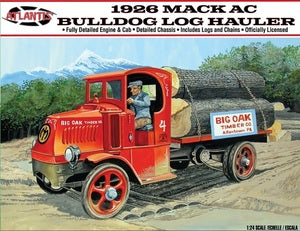 AANM2401,1/24 1926 Mack Bulldog Log Hauler Plastic Model Kit