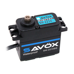 SAVSW2210SG-BE, Savox SW-1210SG Black Edition "Tall" Waterproof Digital Servo (High Voltage)