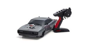 KYO34492T1, Kyosho EP Fazer Mk2 FZ02L VE 1970 Dodge Charger Supercharged ReadySet (Grey) w/Syncro KT-231P+ Radio