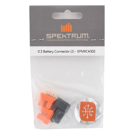 SPMXCA302, Spektrum RC IC3 Battery Connector (2) (Female)