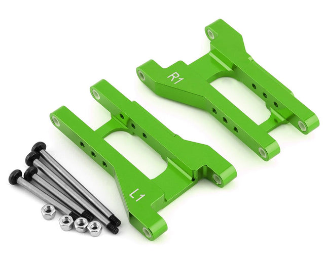SPTST27501G, ST Racing Concepts Traxxas Drag Slash Aluminum Toe-In Rear Arms (Green)