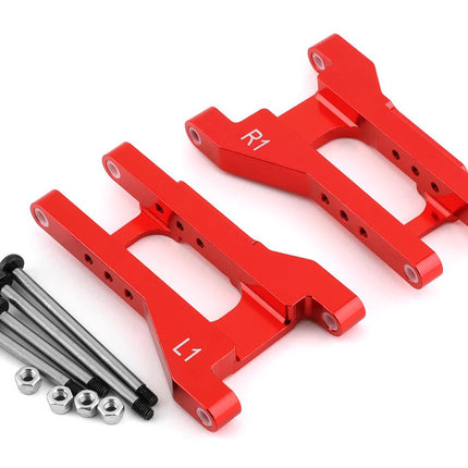 SPTST27501R, ST Racing Concepts Traxxas Drag Slash Aluminum Toe-In Rear Arms (Red)