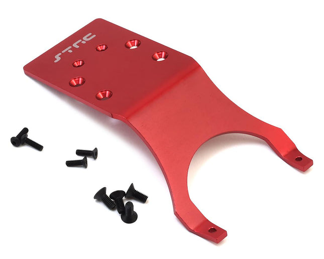 SPTST3623RR, ST Racing Concepts Aluminum Rear Skid Plate (Red)