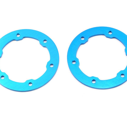 SPTSTP6236B, ST Racing Concepts Aluminum Beadlock Rings (Blue) (2)