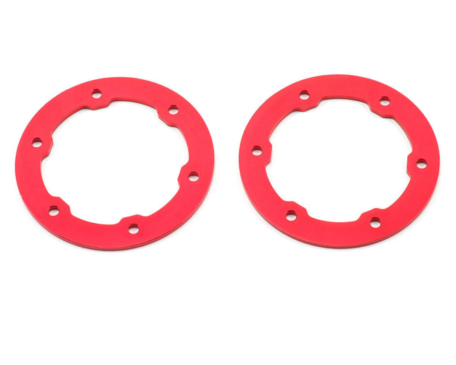 SPTSTP6236R, ST Racing Concepts Aluminum Beadlock Rings (Red) (2)