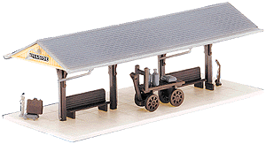 Station Platform 2-Pack -- Kit - Each: 3-1/4 x 1-1/4" 8.25 x 3.2cm