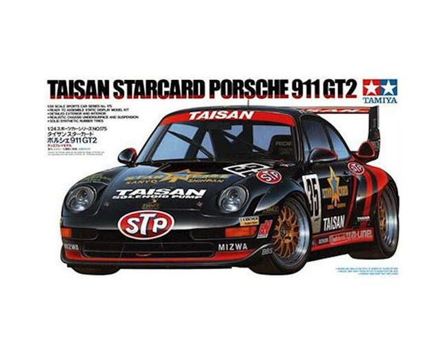 TAM24175, Tamiya 1/24 Taisan StarCard Porsche 911 GT2 Model Kit