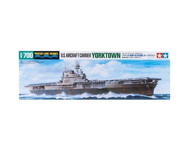 TAM31712, Tamiya Yorktown CV-5 US 1/700 Aircraft Carrier Model Kit