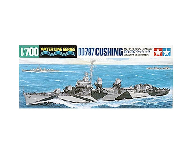 TAM31907, Tamiya 1/700 Scale US Destroyer Cushing