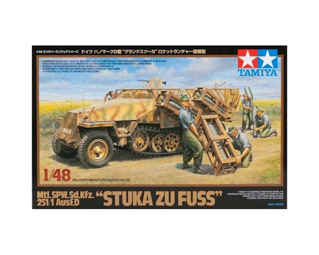 TAM32566, Tamiya 1/48 Mtl.SPW.Sd.kfz 251/1 Ausf.D "Stuka Zu Fuss"