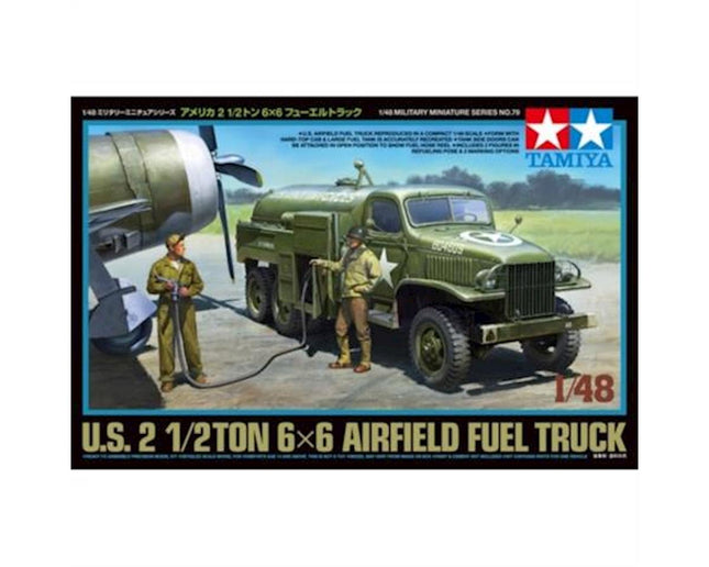 TAM32579, Tamiya 1/48 US Airfield 2 1/2 ton Fuel Truck